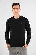 Lacoste Maglia Uomo Misto Lana Nero