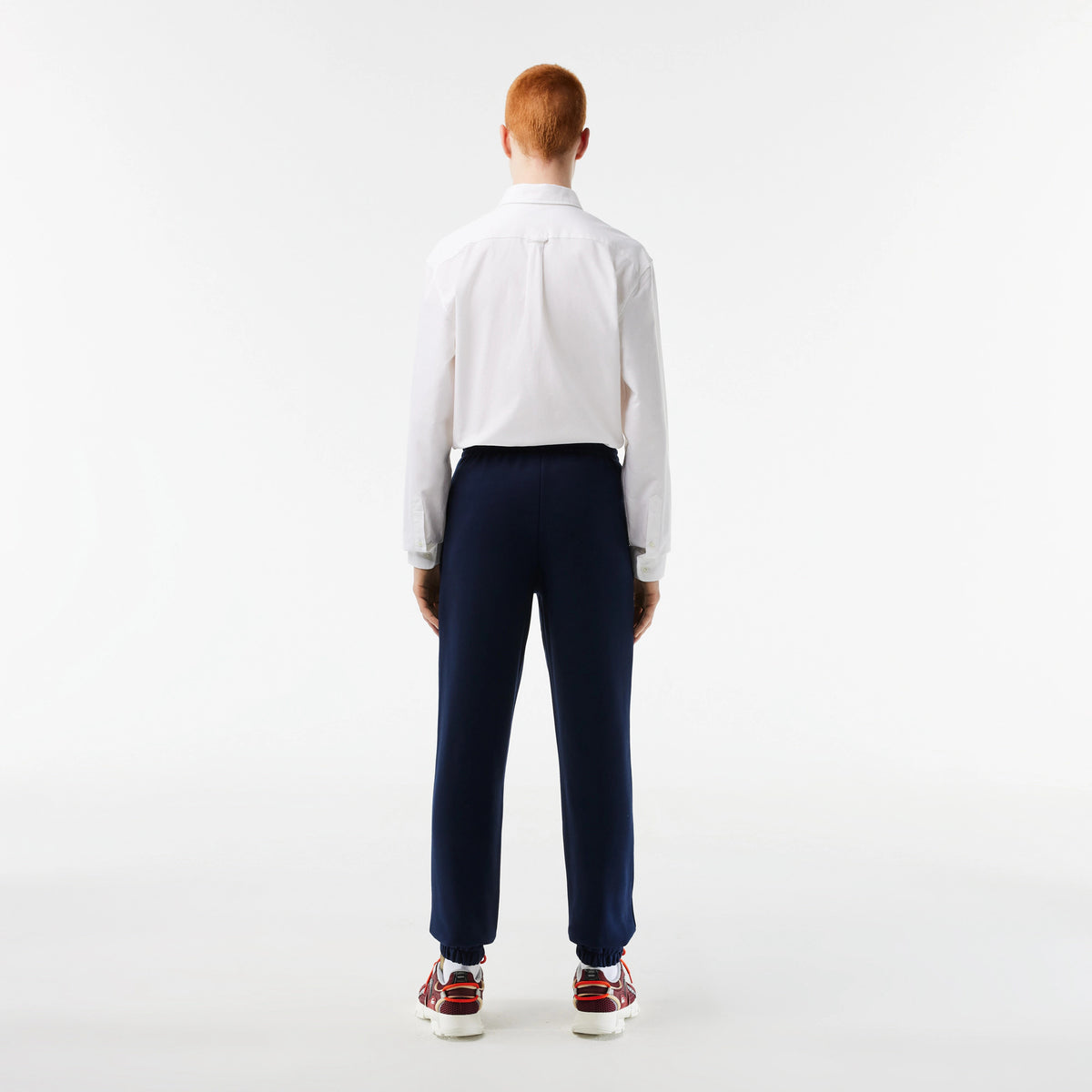 Lacoste Pantalone Tuta Uomo Misto Cotone Blu Scuro