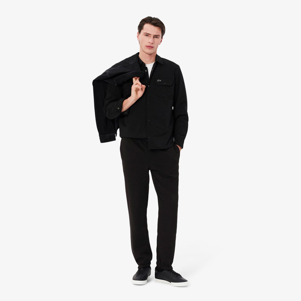 Lacoste Pantalone Tuta Uomo Misto Cotone Nero