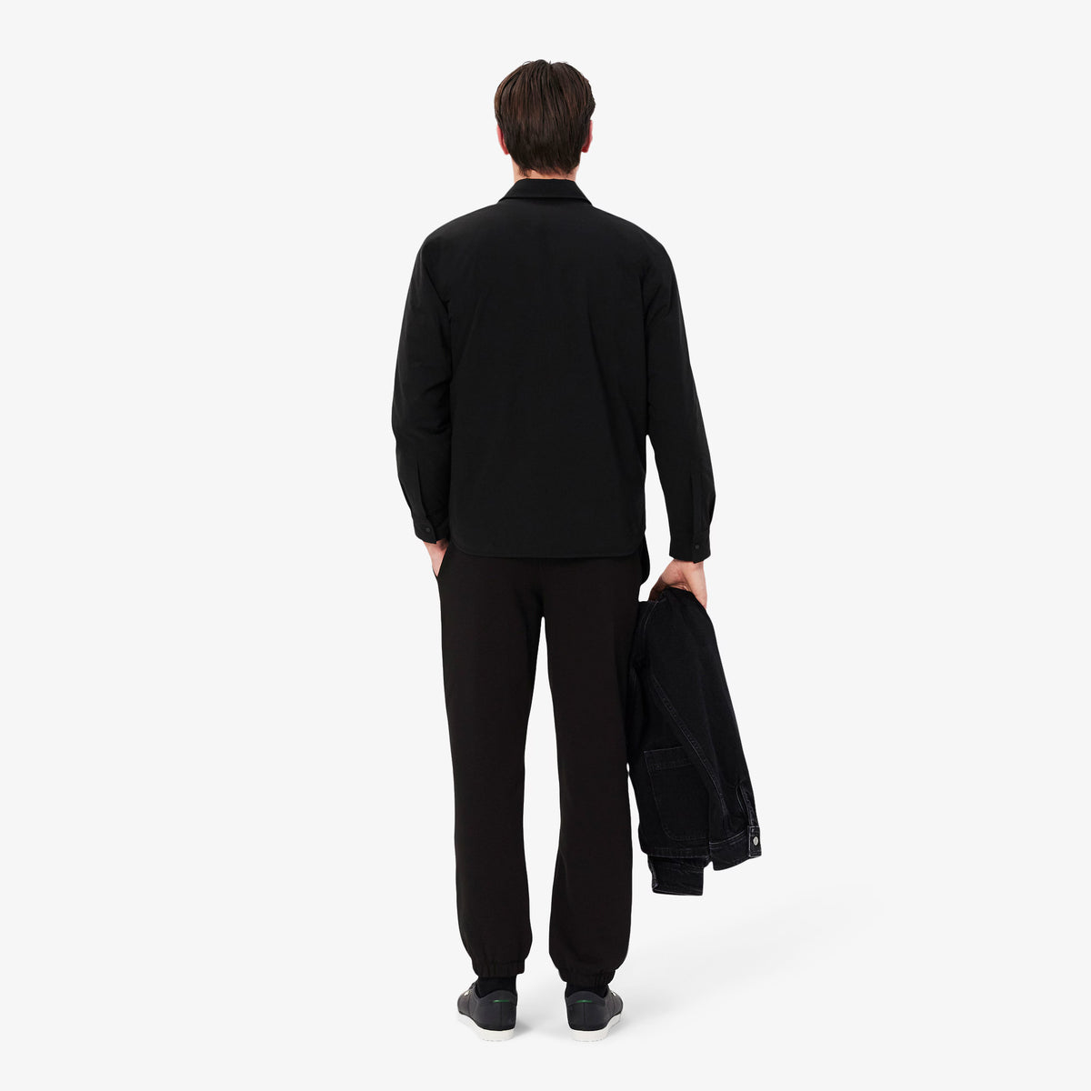 Lacoste Pantalone Tuta Uomo Misto Cotone Nero