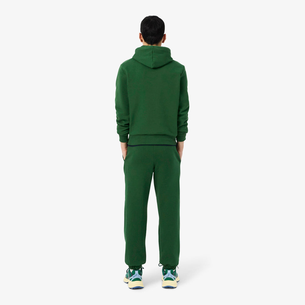 Lacoste Pantalone Tuta Uomo Misto Cotone Verde Scuro