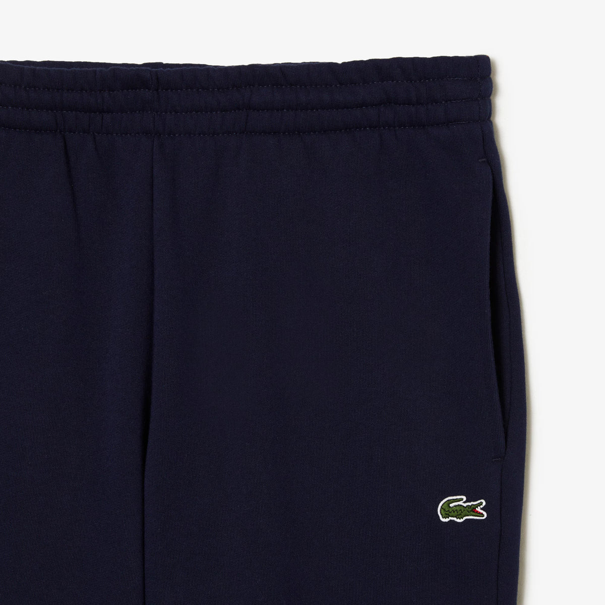 Lacoste Pantaloni In Felpa Uomo Misto Cotone Blu Scuro
