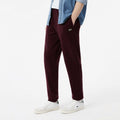 Lacoste Pantaloni In Felpa Uomo Misto Cotone Bordeaux