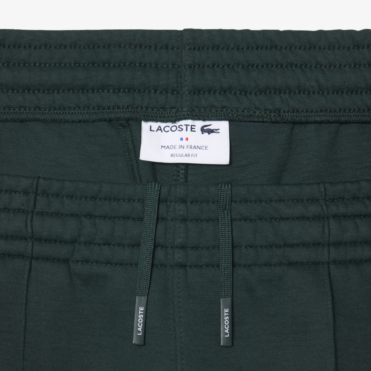Lacoste Pantaloni In Felpa Uomo Misto Cotone Verde Scuro