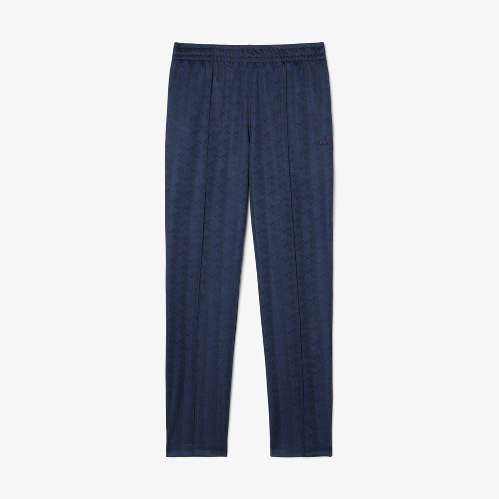 Lacoste Pantaloni Uomo Jacquard Blu Scuro