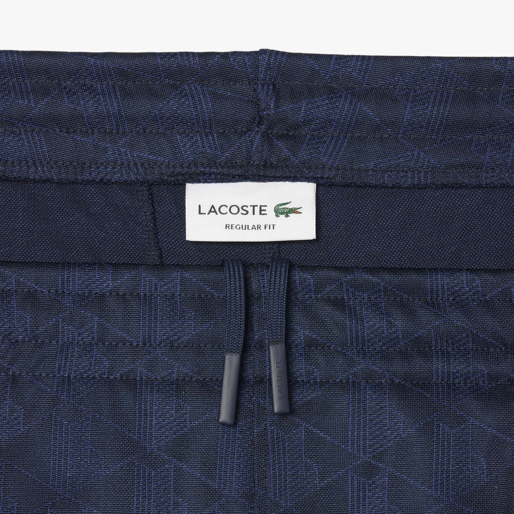Lacoste Pantaloni Uomo Jacquard Blu Scuro
