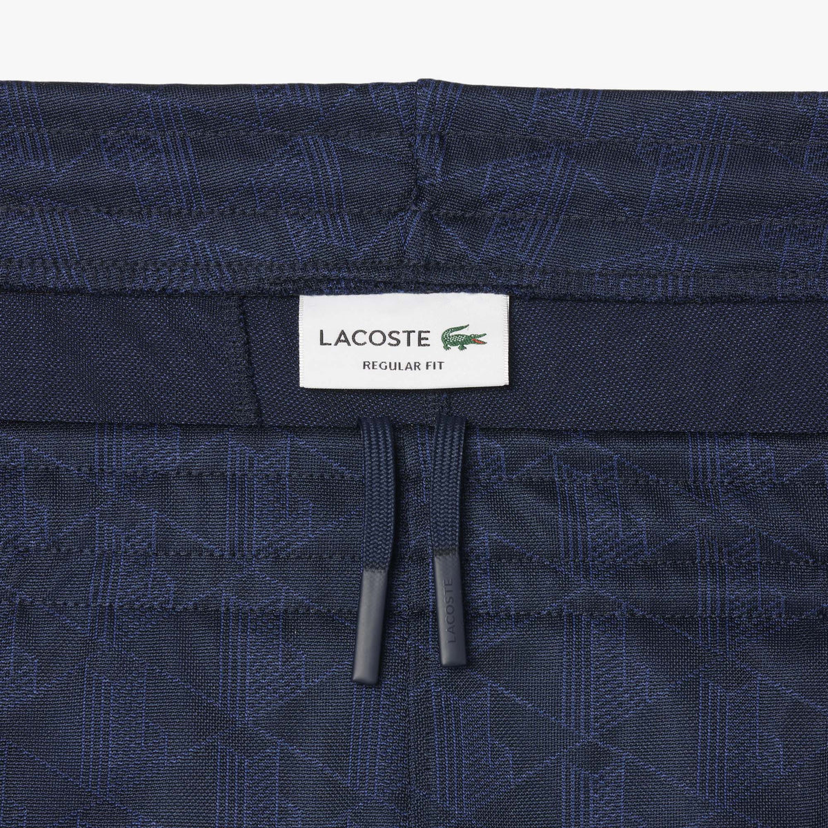 Lacoste Pantaloni Uomo Jacquard Blu Scuro