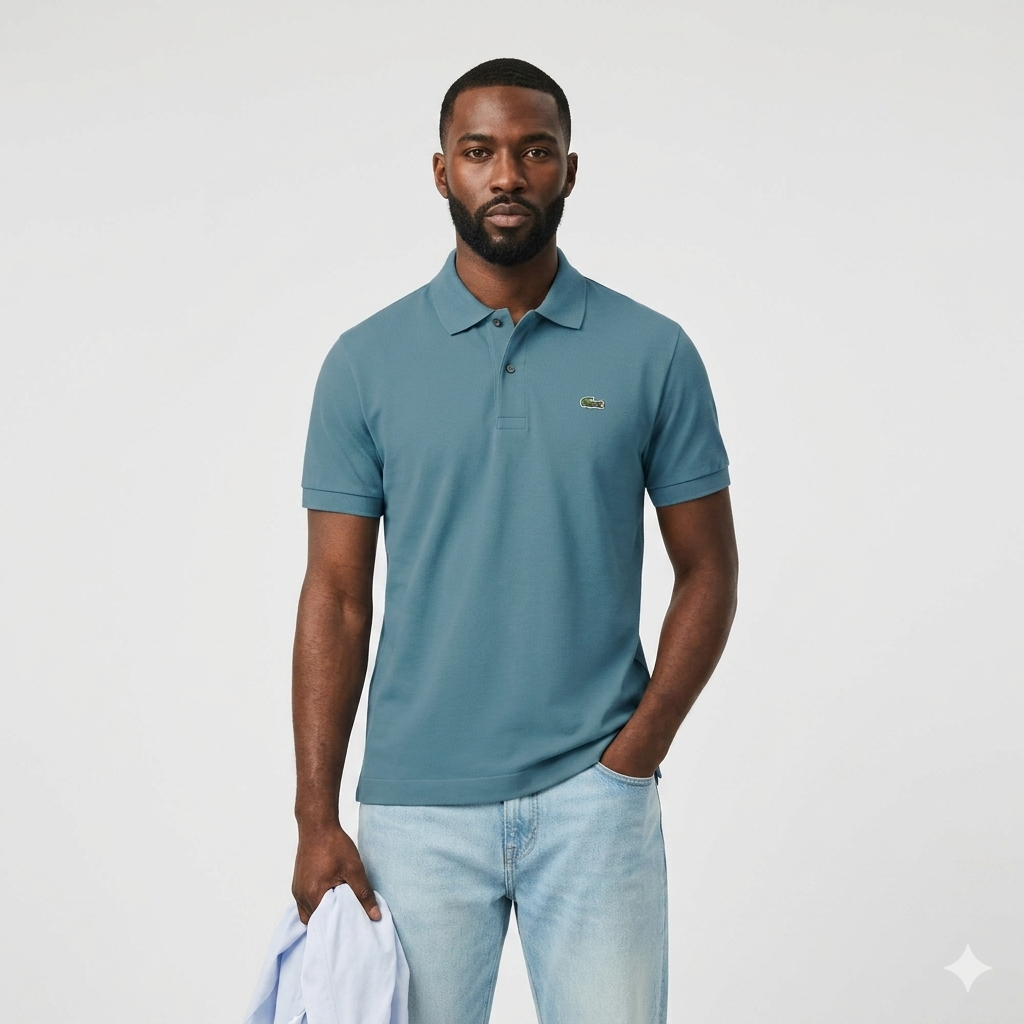 Lacoste Polo Light Stretch Uomo Avion Scuro