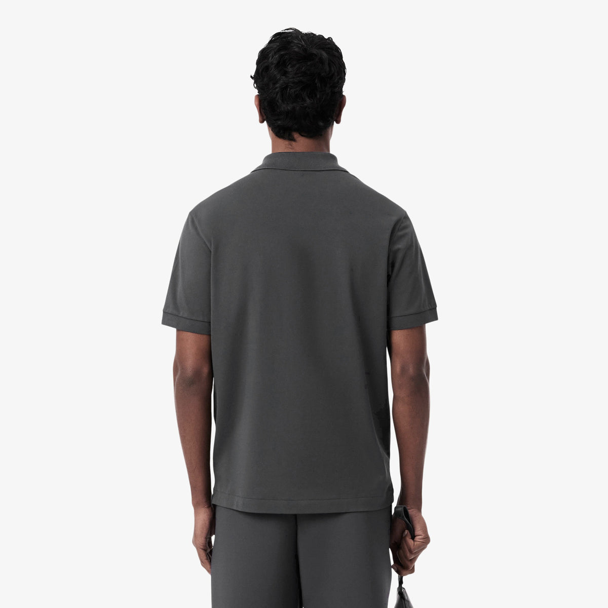 Lacoste Polo Light Stretch Uomo Grigio Scuro