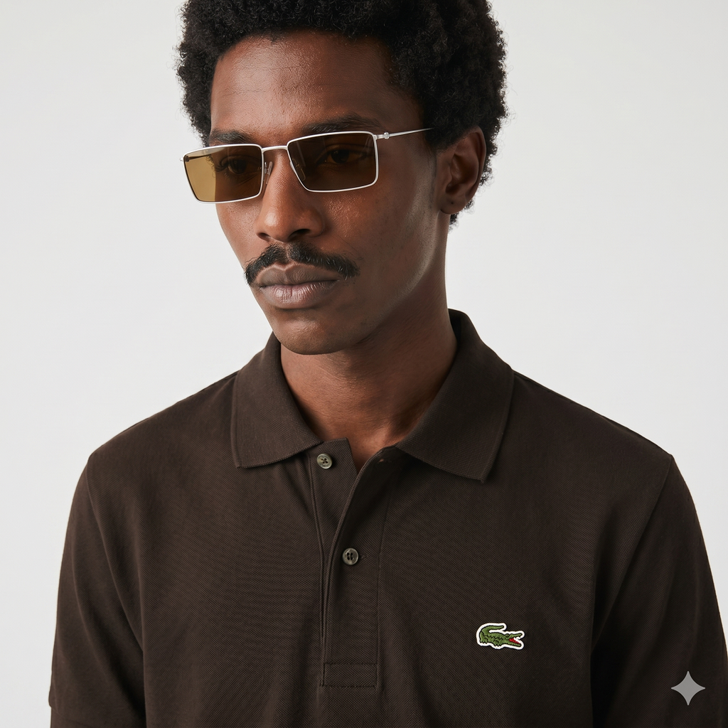 Lacoste Polo Light Stretch Uomo Testa Di Moro