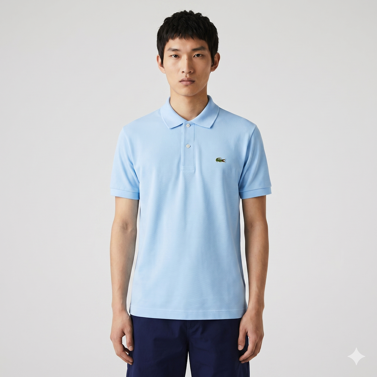Lacoste Polo Uomo Celeste Polvere