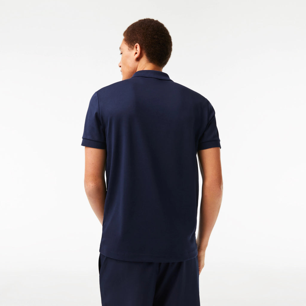 Lacoste Polo Uomo In Cotone Pima Blu Scuro