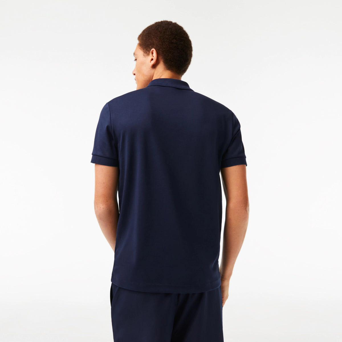 Lacoste Polo Uomo In Cotone Pima Blu Scuro