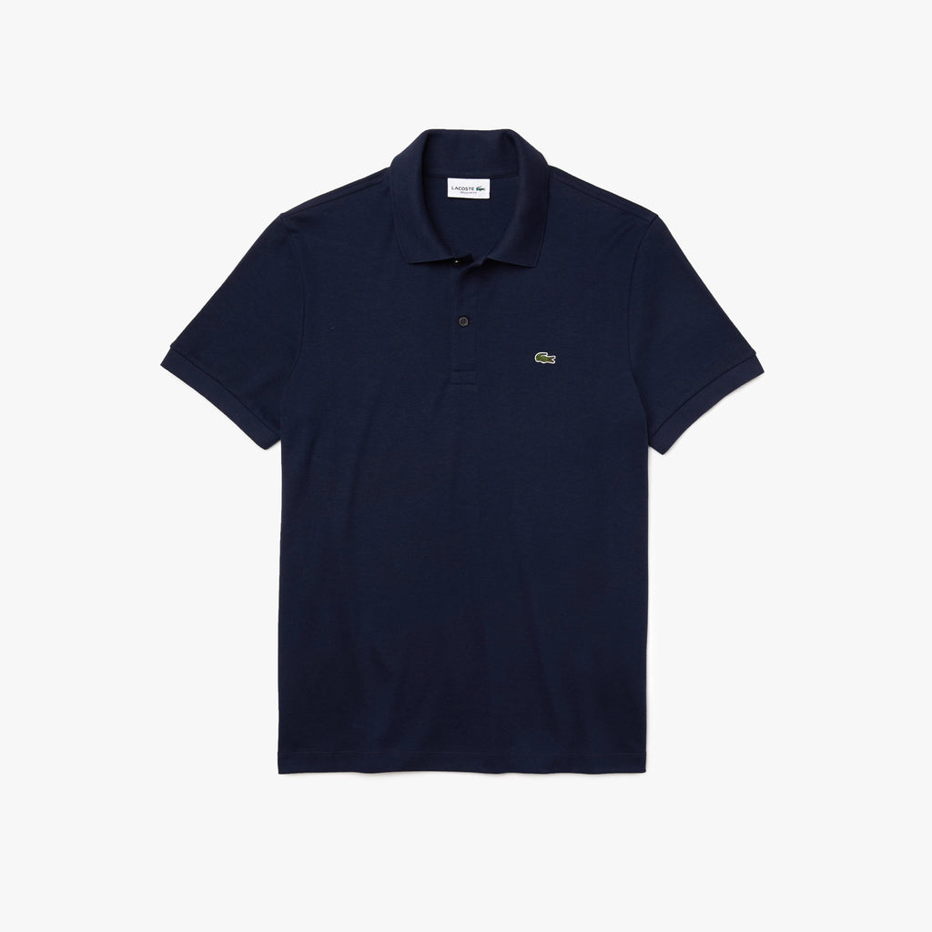 Lacoste Polo Uomo In Cotone Pima Blu Scuro