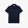 Lacoste Polo Uomo In Cotone Pima Blu Scuro