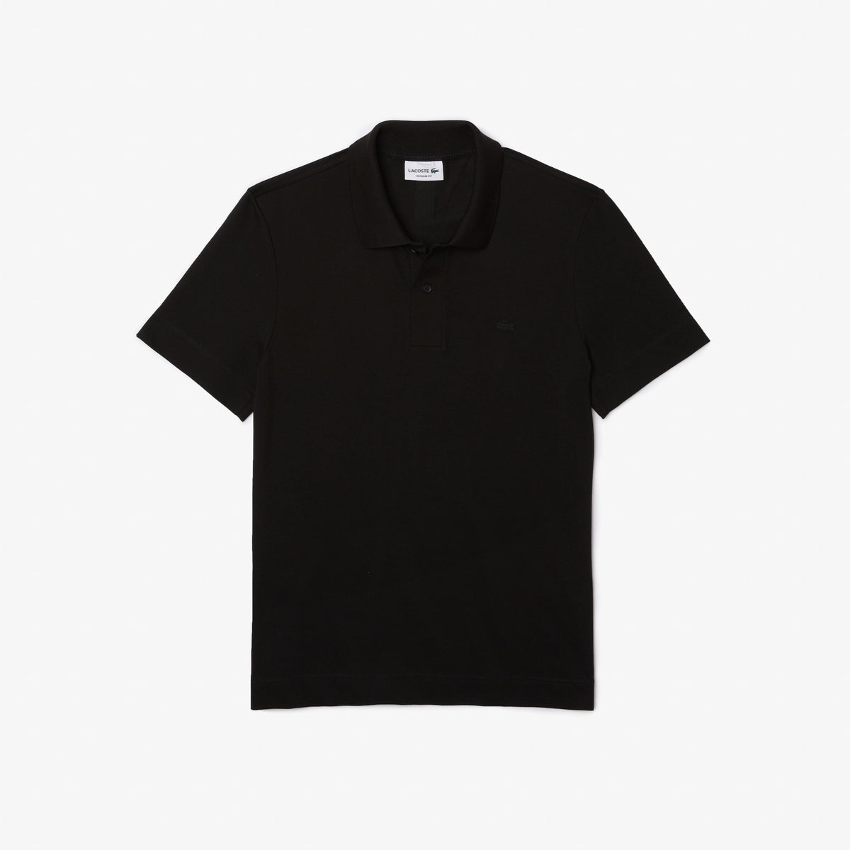 Lacoste Polo Uomo Movement Regular Stretch Nero