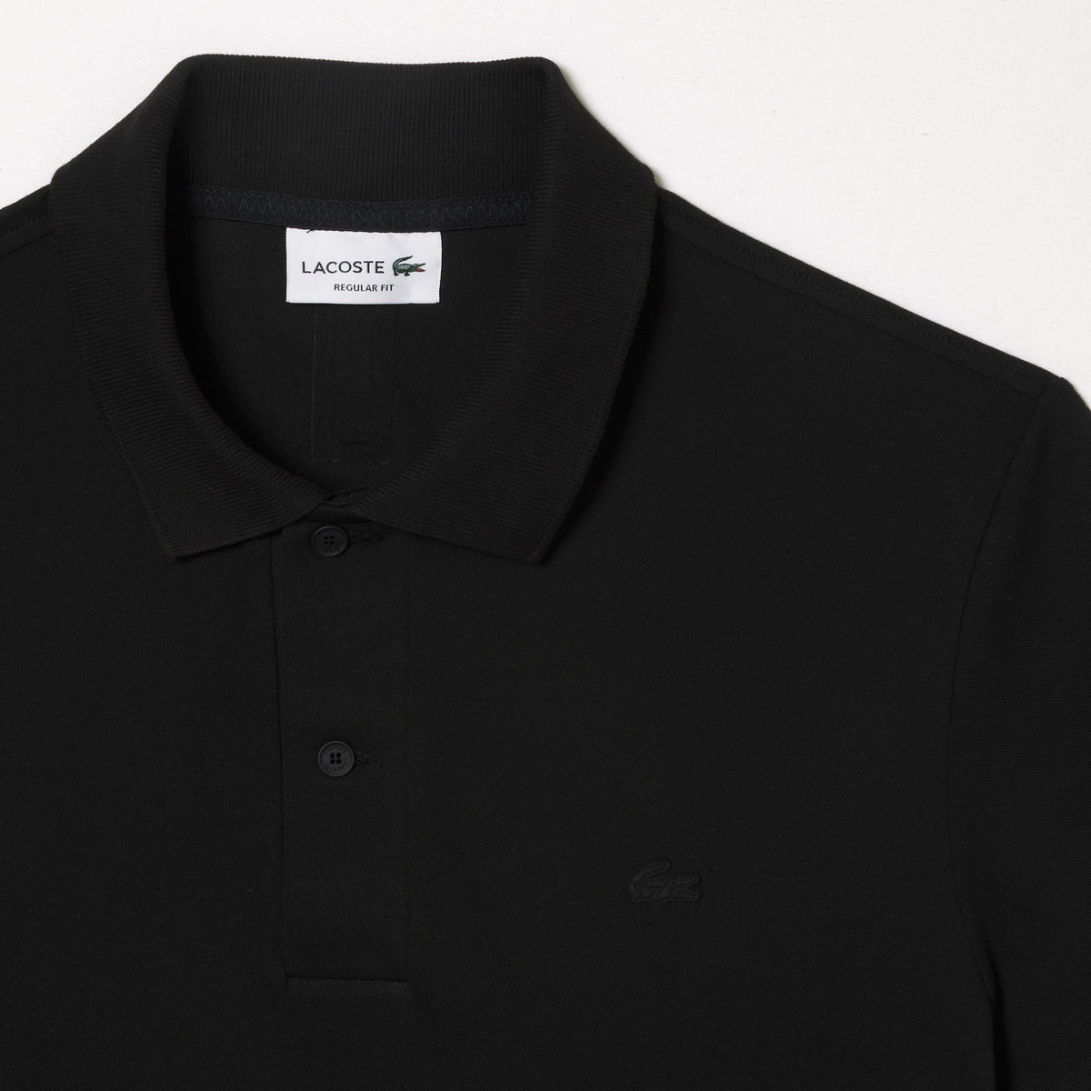 Lacoste Polo Uomo Movement Regular Stretch Nero