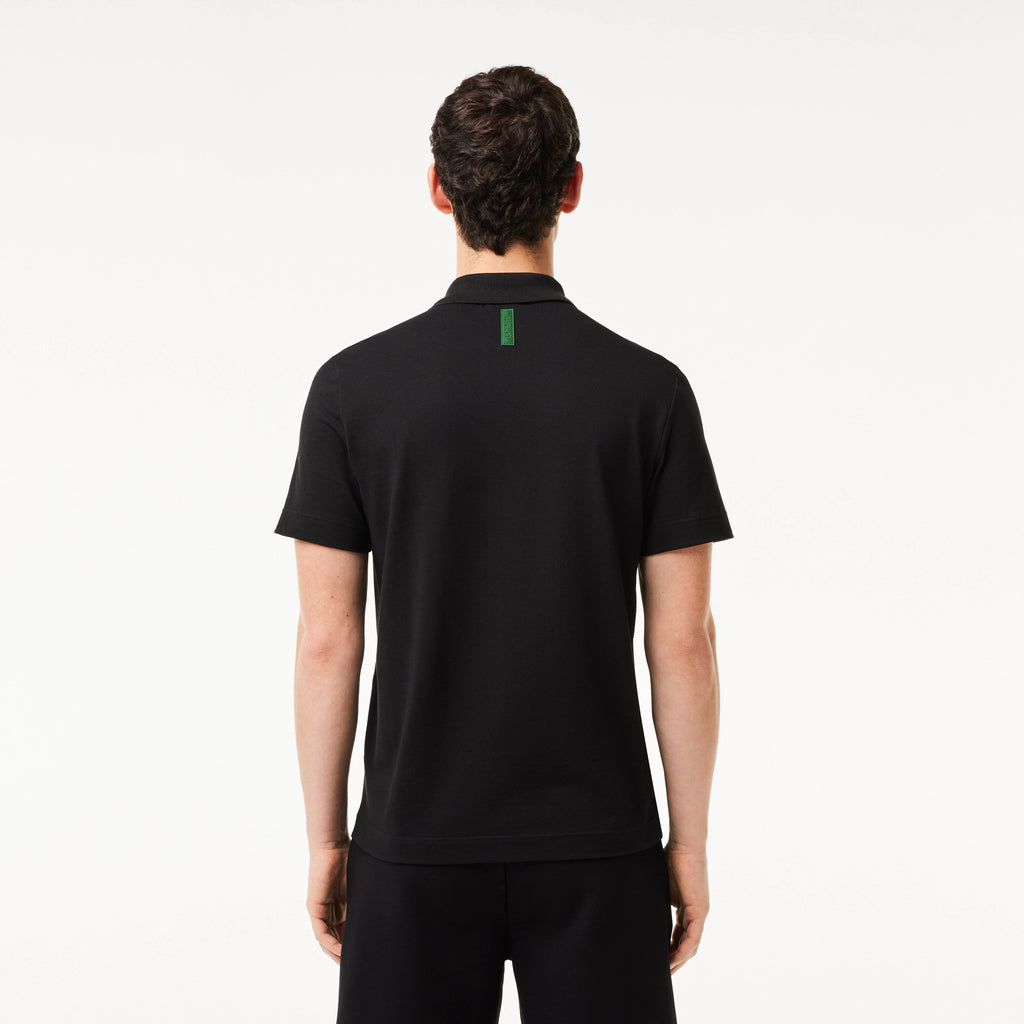 Lacoste Polo Uomo Movement Regular Stretch Nero