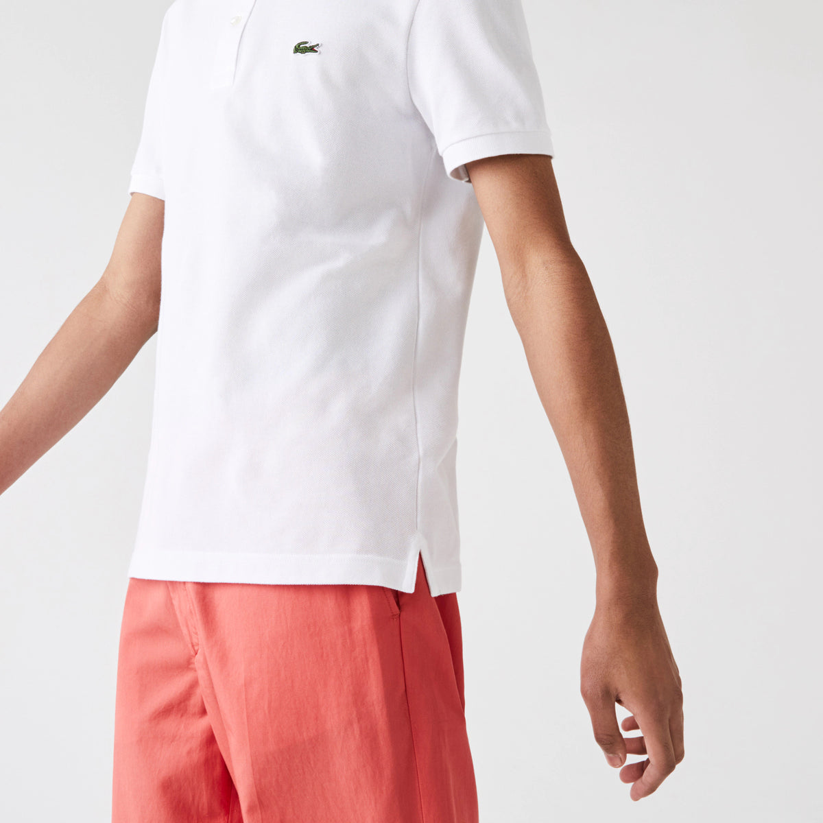 Lacoste Polo Uomo Slim Fit Bianco