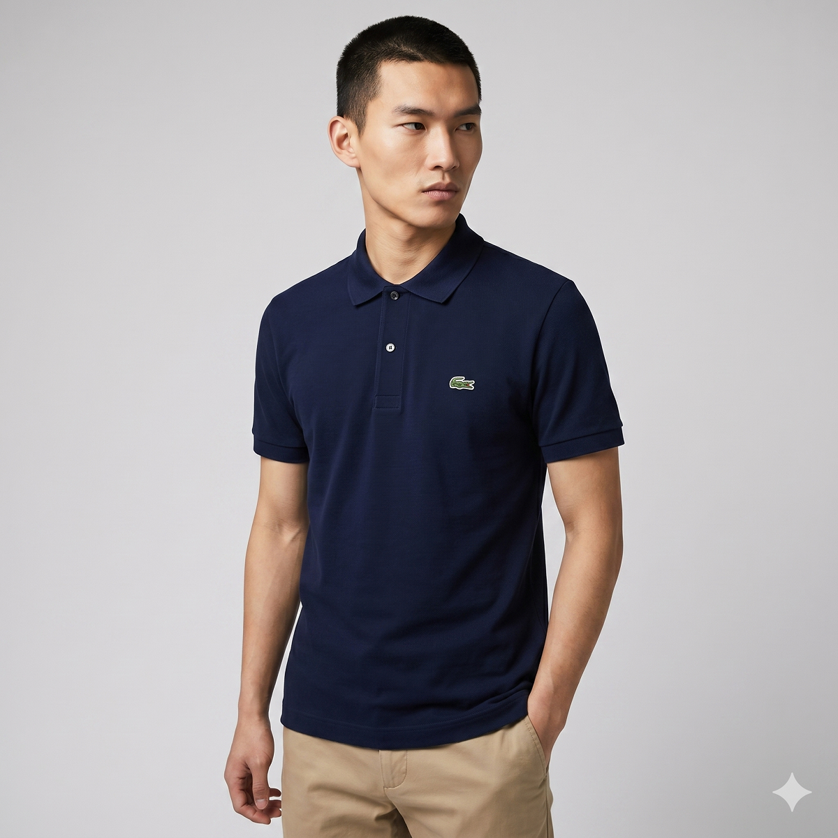 Lacoste Polo Uomo Slim Fit Blu Scuro