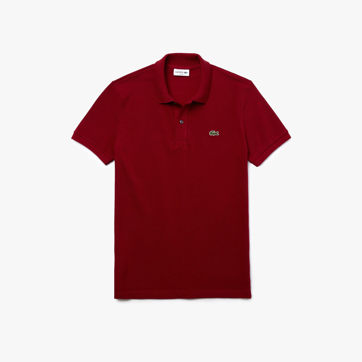Lacoste Polo Uomo Slim Fit Bordeaux