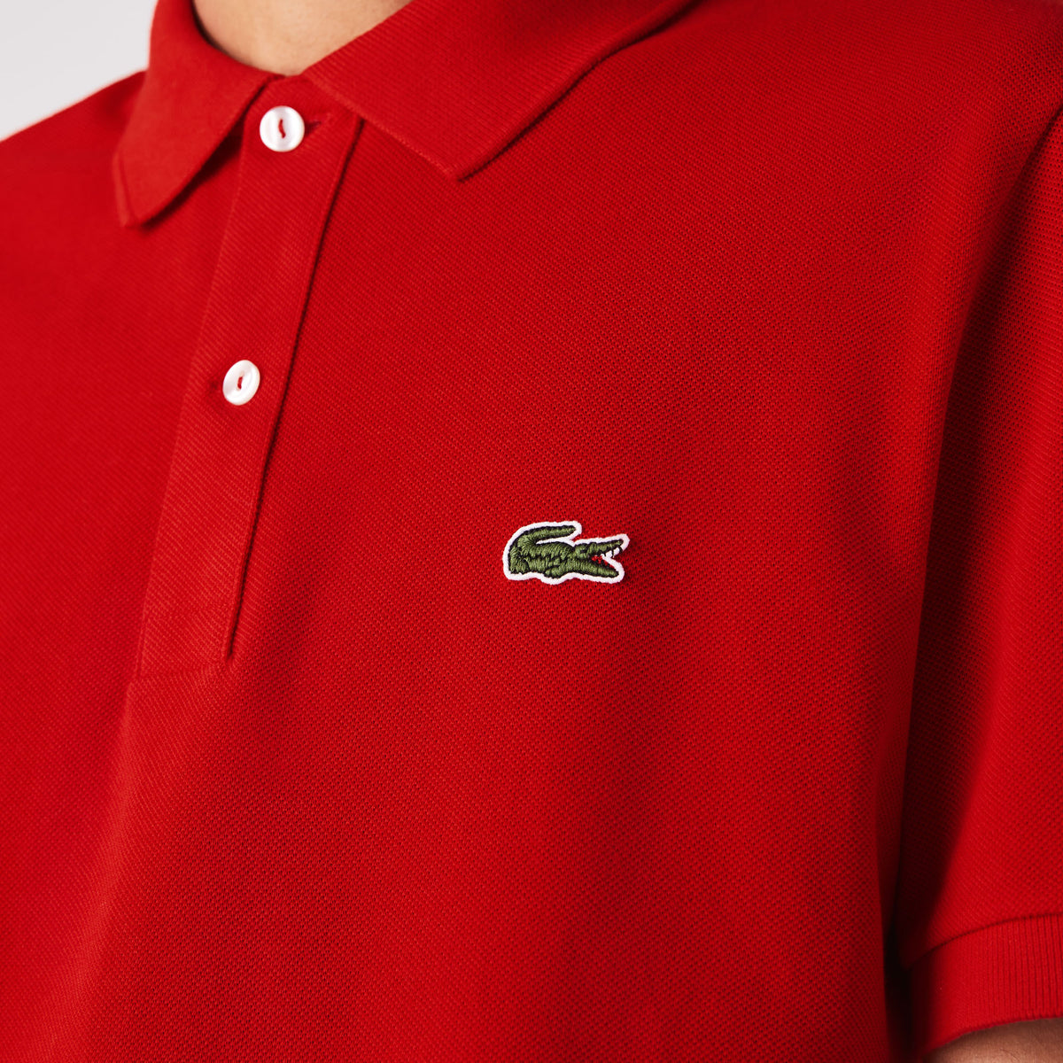 Lacoste Polo Uomo Slim Fit Rosso