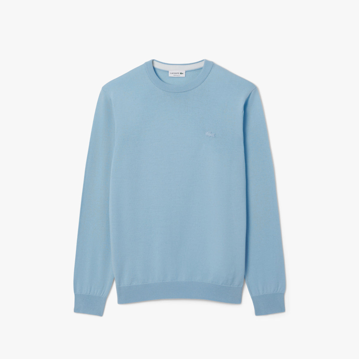 Lacoste Pullover Uomo Lana Merino Celeste Polvere
