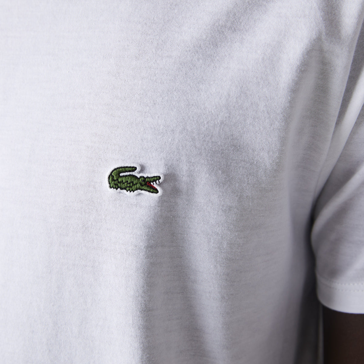 Lacoste T-Shirt Cotone Pima Bianco