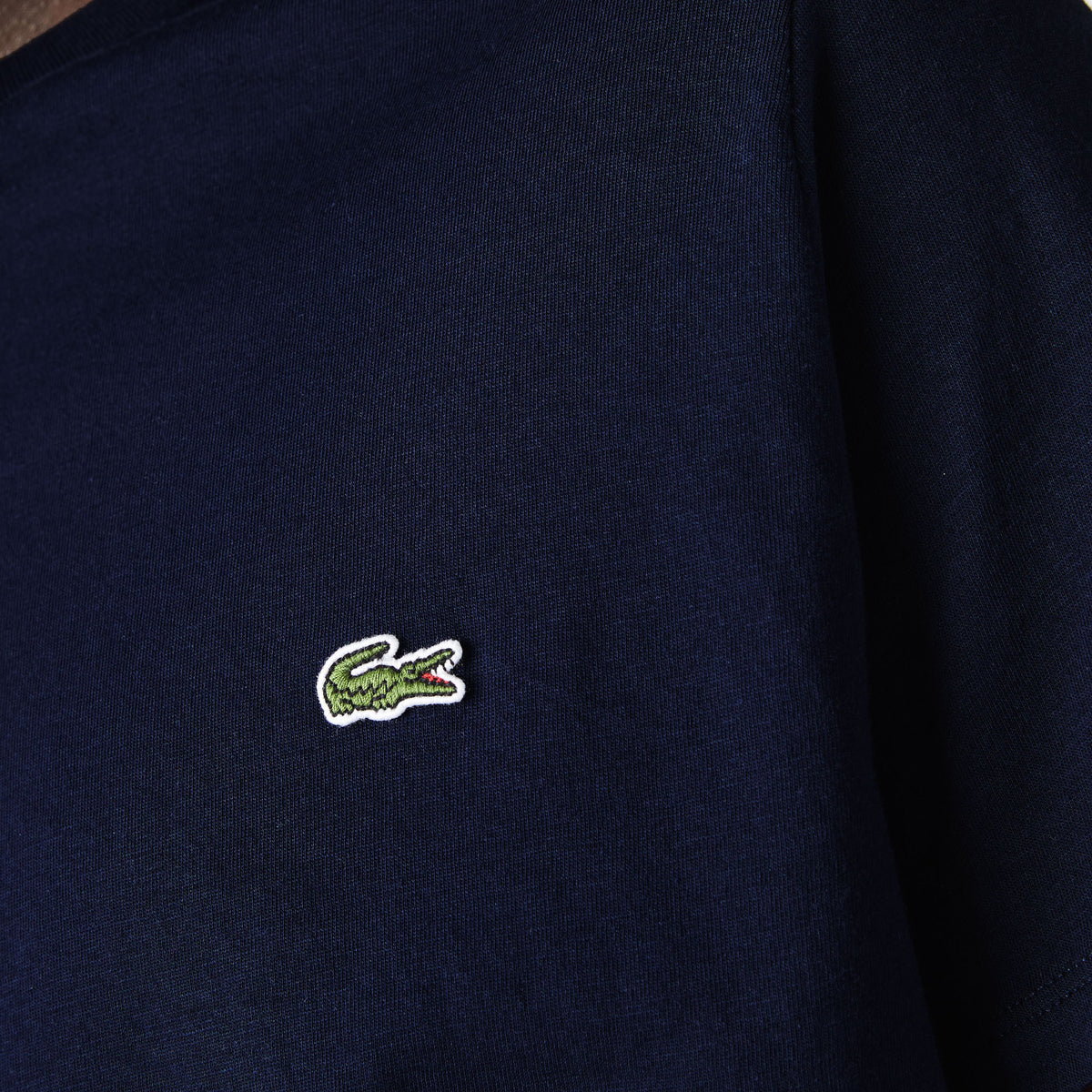 Lacoste T-Shirt Cotone Pima Blu Scuro