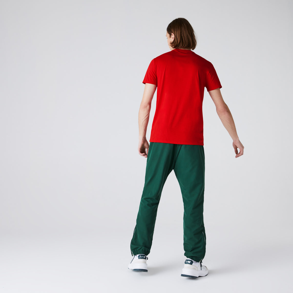 Lacoste T-Shirt Cotone Pima Rosso