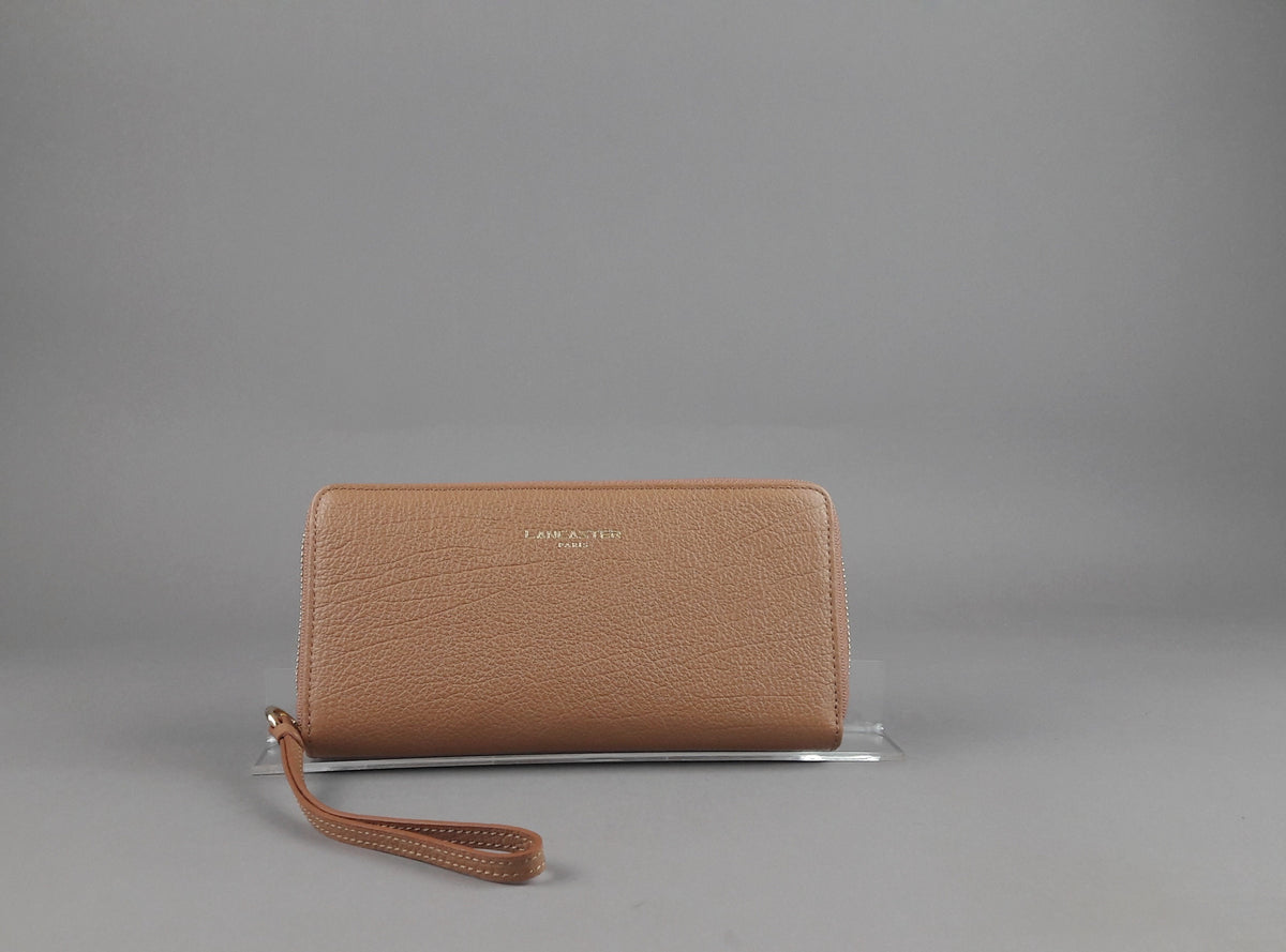 Lancaster Paris Portafogli Donna Pelle Martellata Cammello