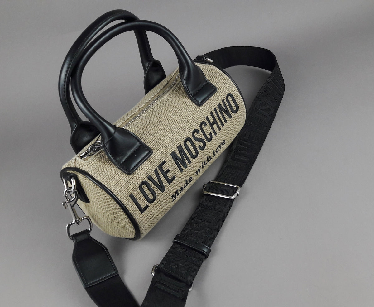 Love Moschino Borsa A Mano Donna Canvas Pu Talpa