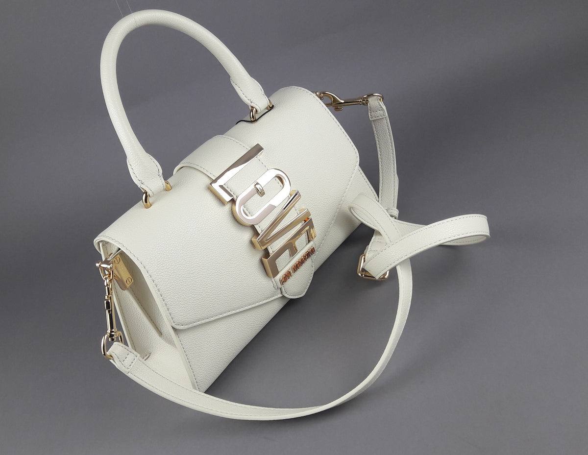 Love Moschino Borsa a Mano Donna Pu Avorio
