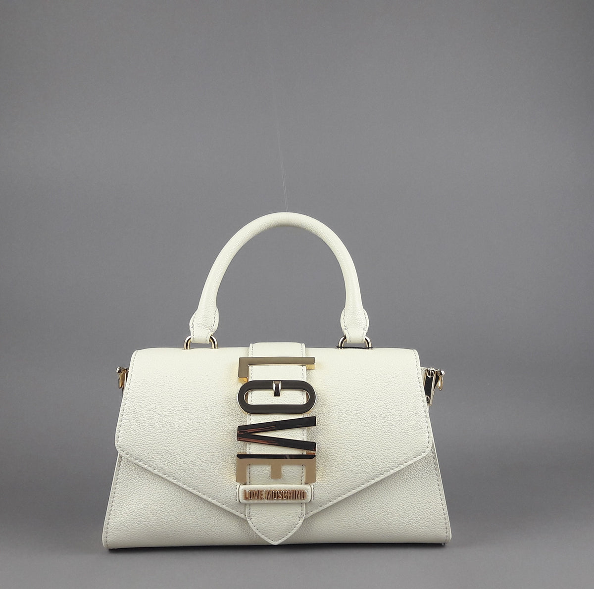 Love Moschino Borsa a Mano Donna Pu Avorio