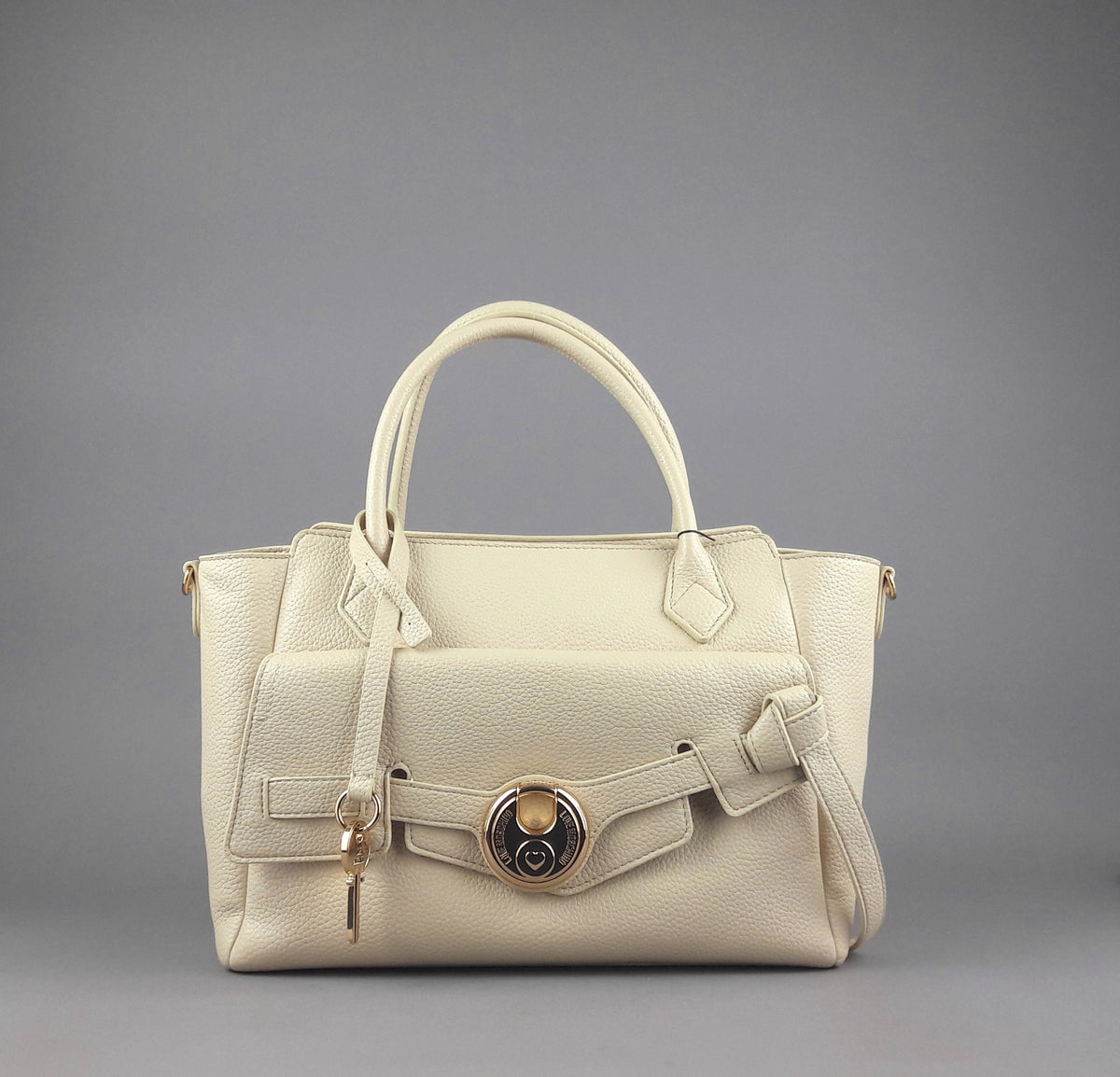 Love Moschino Borsa A Mano Donna Pu Avorio