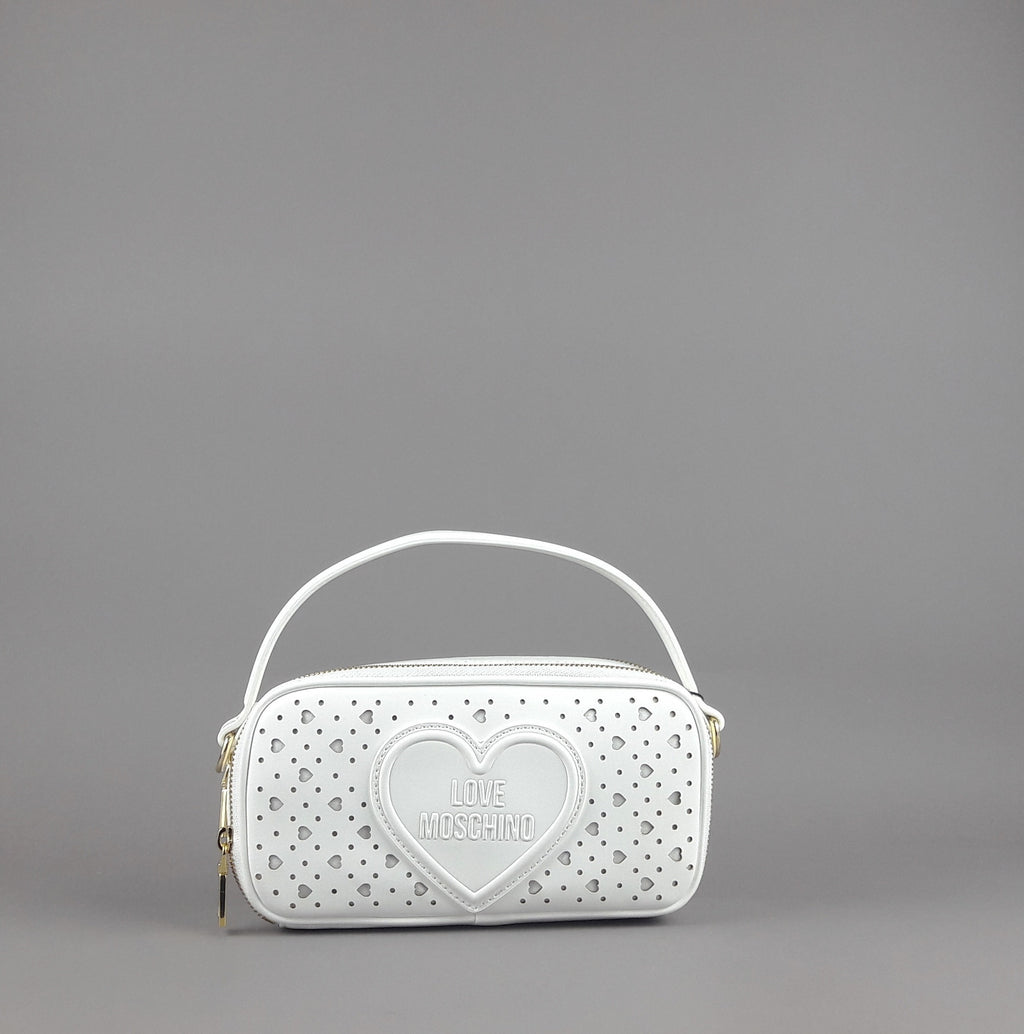 Love Moschino Borsa A Mano Donna Pu Bianco