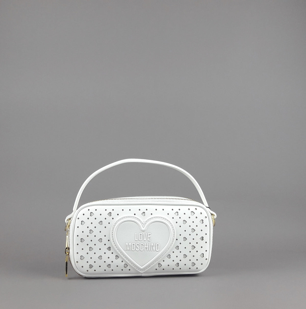 Love Moschino Borsa A Mano Donna Pu Bianco