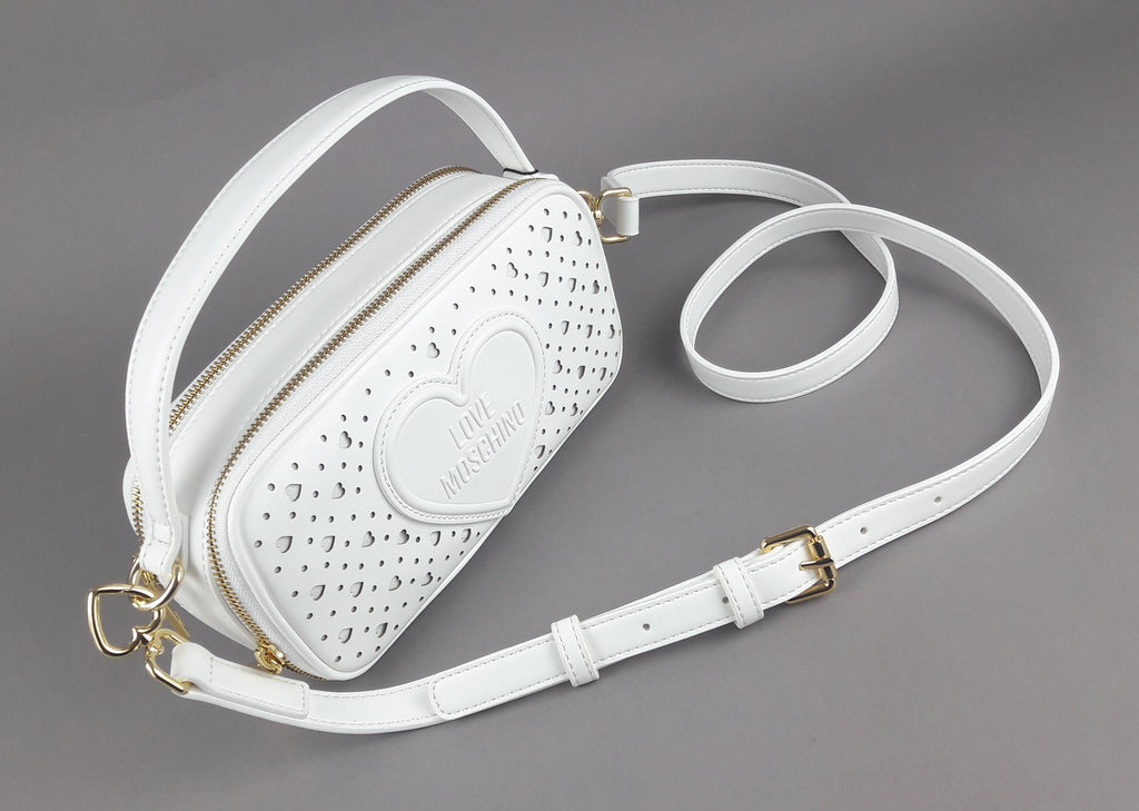 Love Moschino Borsa A Mano Donna Pu Bianco