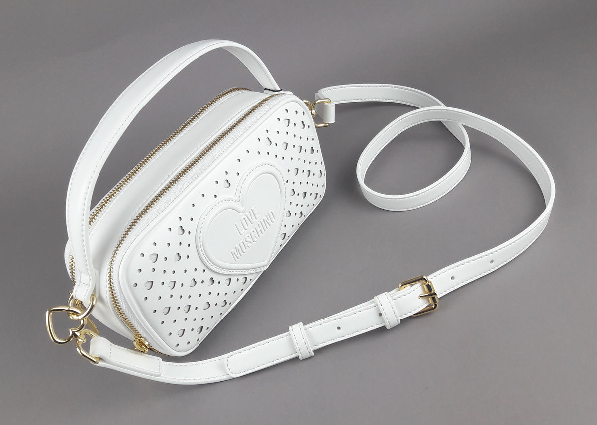 Love Moschino Borsa A Mano Donna Pu Bianco