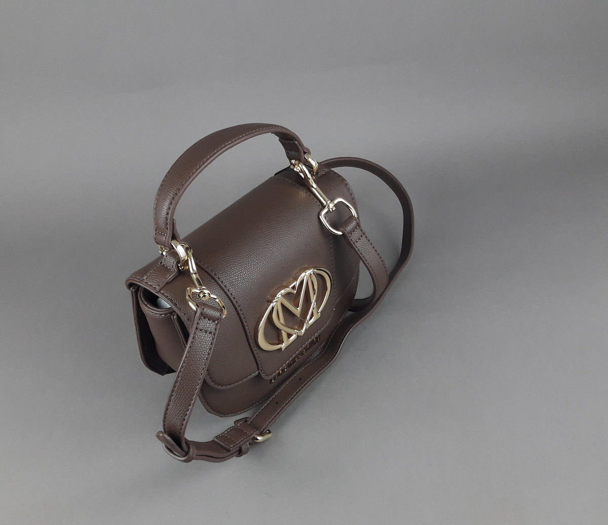 Love Moschino Borsa A Mano Donna Pu Marrone Scuro