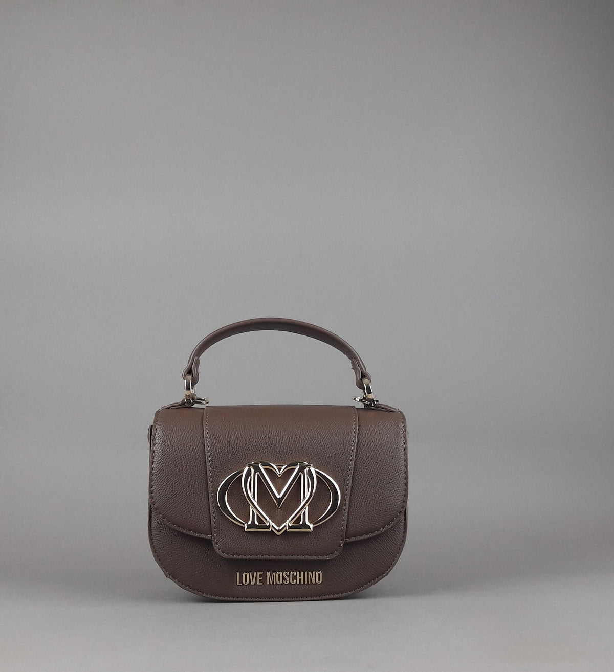 Love Moschino Borsa A Mano Donna Pu Marrone Scuro