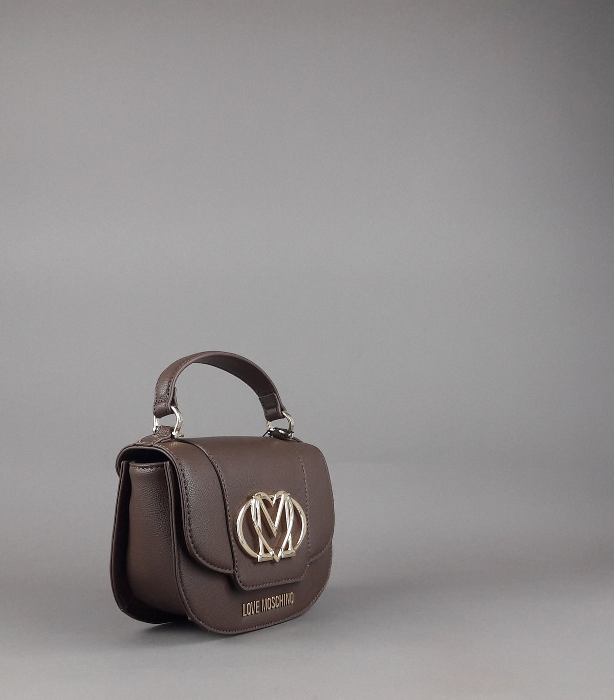 Love Moschino Borsa A Mano Donna Pu Marrone Scuro