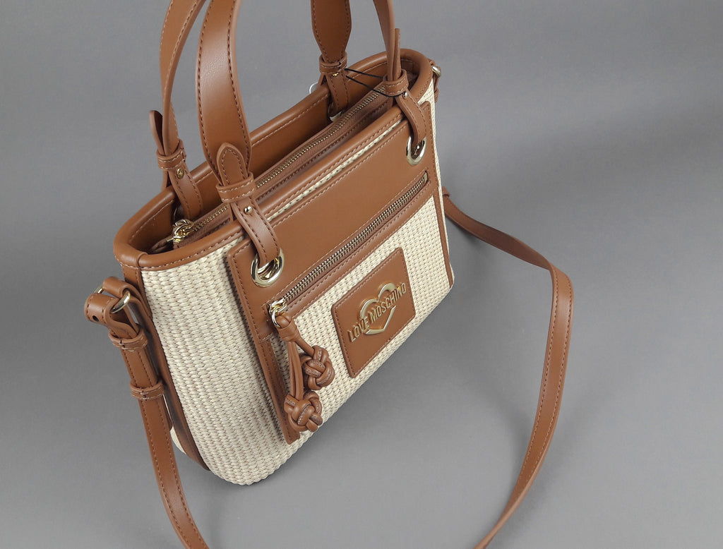 Love Moschino Borsa a Mano Donna Pu Marrone