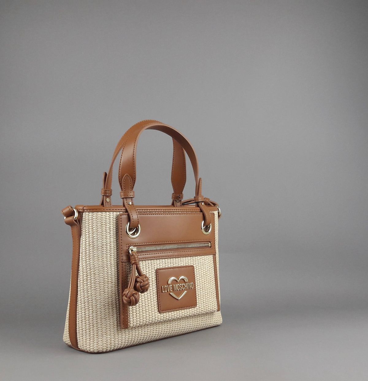 Love Moschino Borsa a Mano Donna Pu Marrone