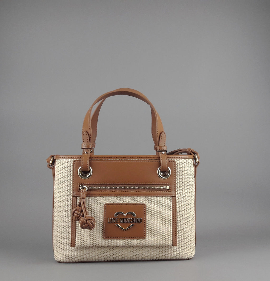 Love Moschino Borsa a Mano Donna Pu Marrone