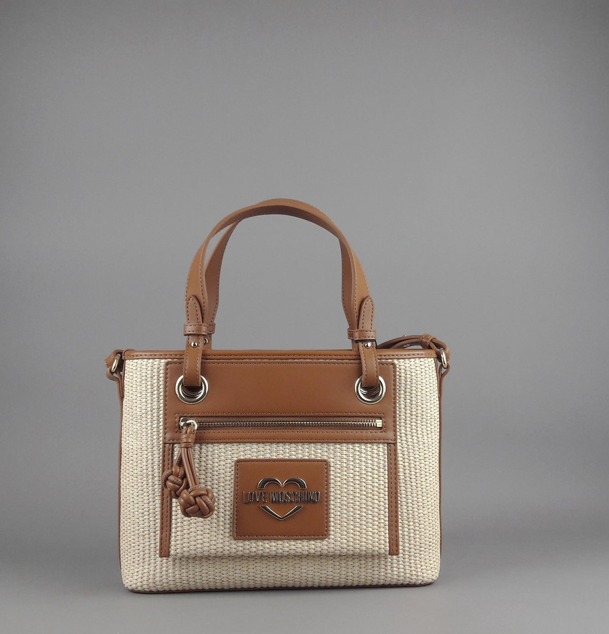 Love Moschino Borsa a Mano Donna Pu Marrone