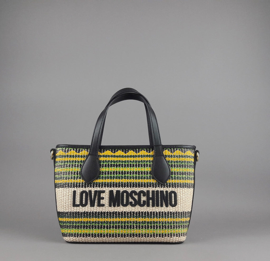 Love Moschino Borsa A Mano Donna Pu Nero Multi