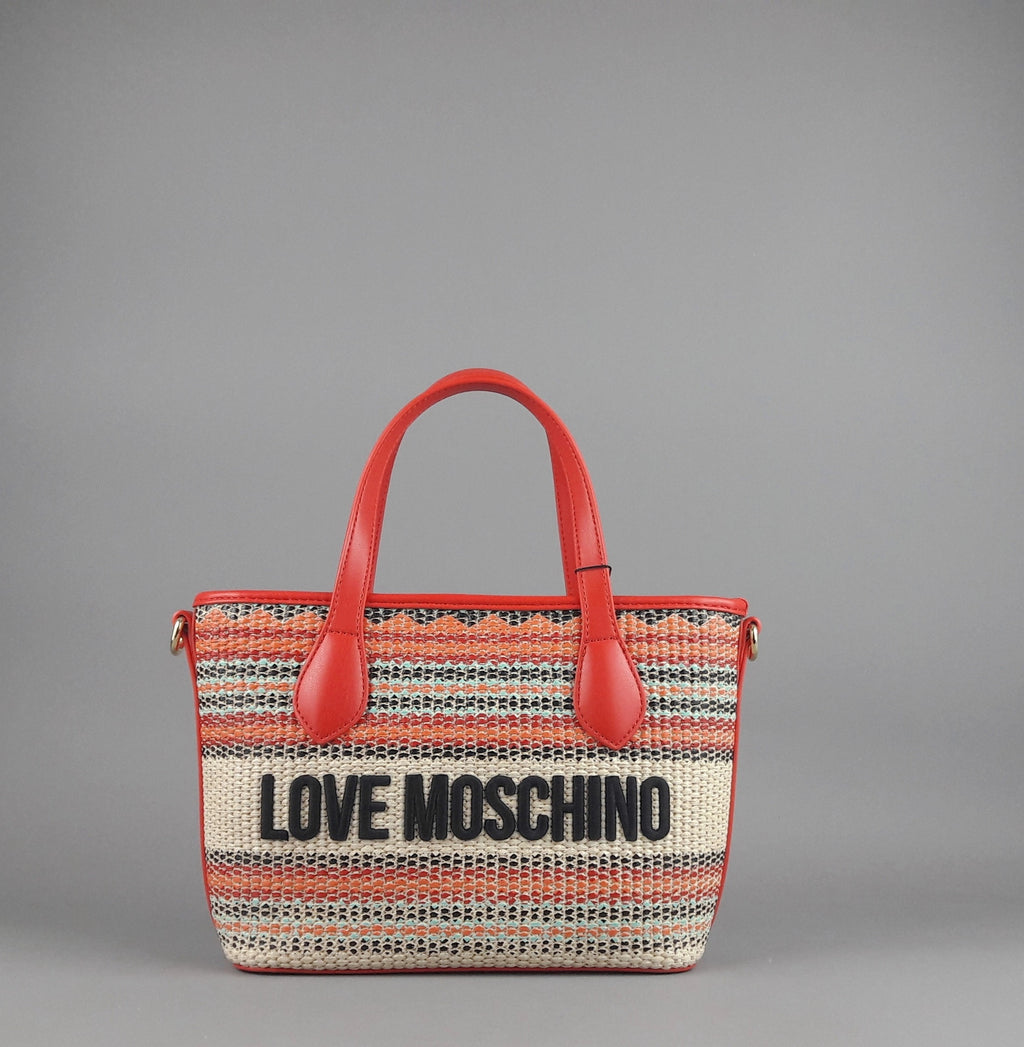 Love Moschino Borsa A Mano Donna Pu Rosso Multi
