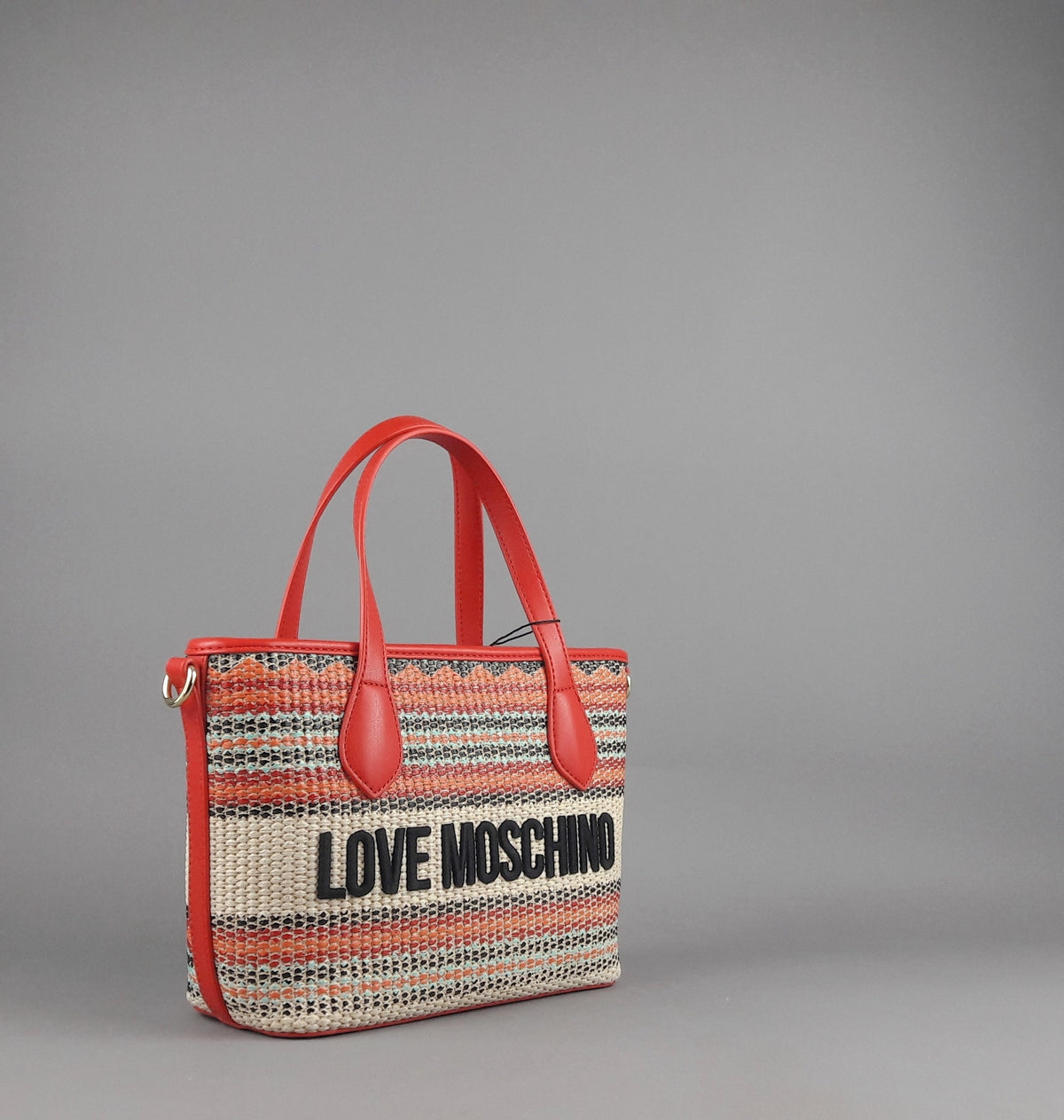 Love Moschino Borsa A Mano Donna Pu Rosso Multi