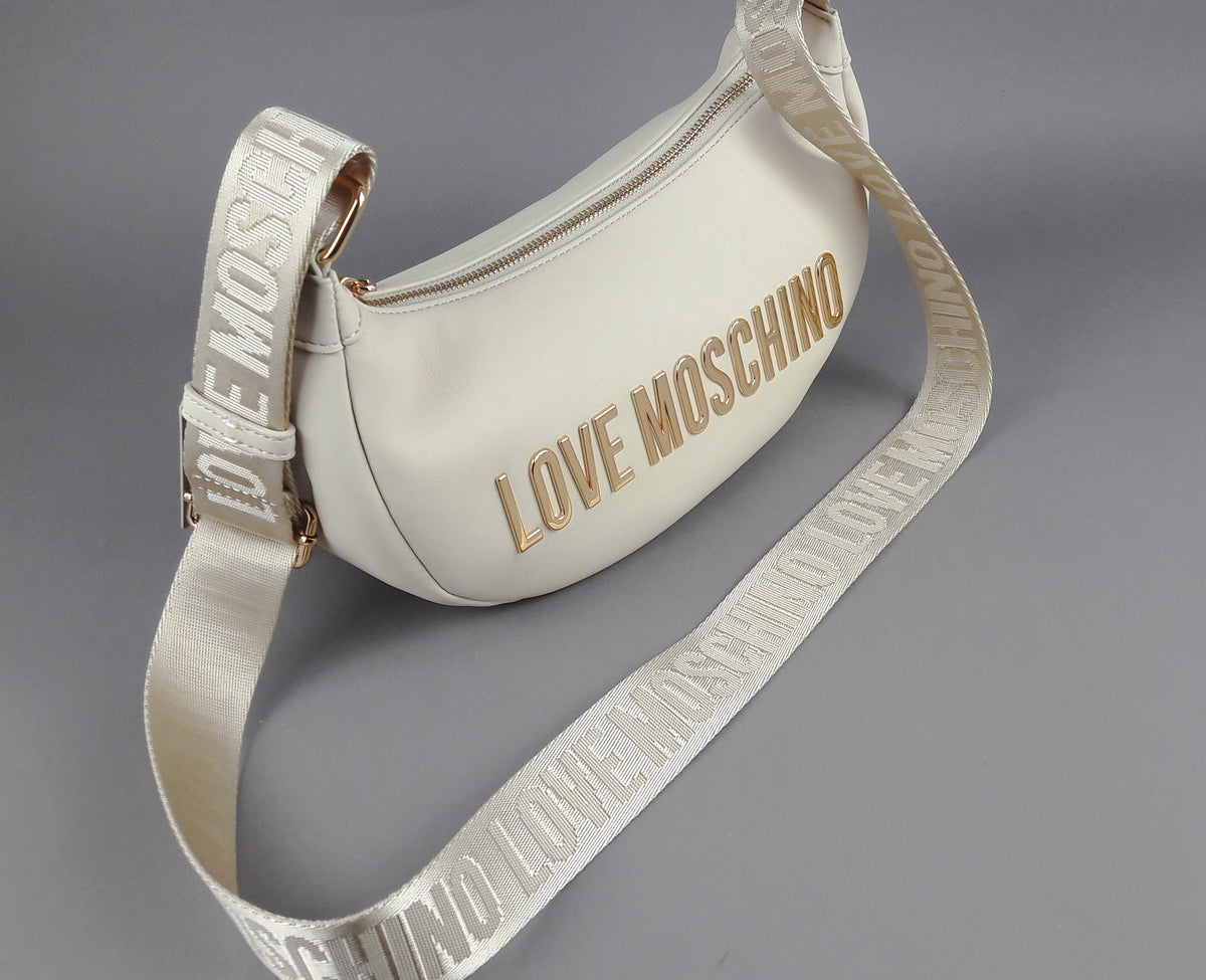 Love Moschino Borsa A Spalla Donna Pu Avorio